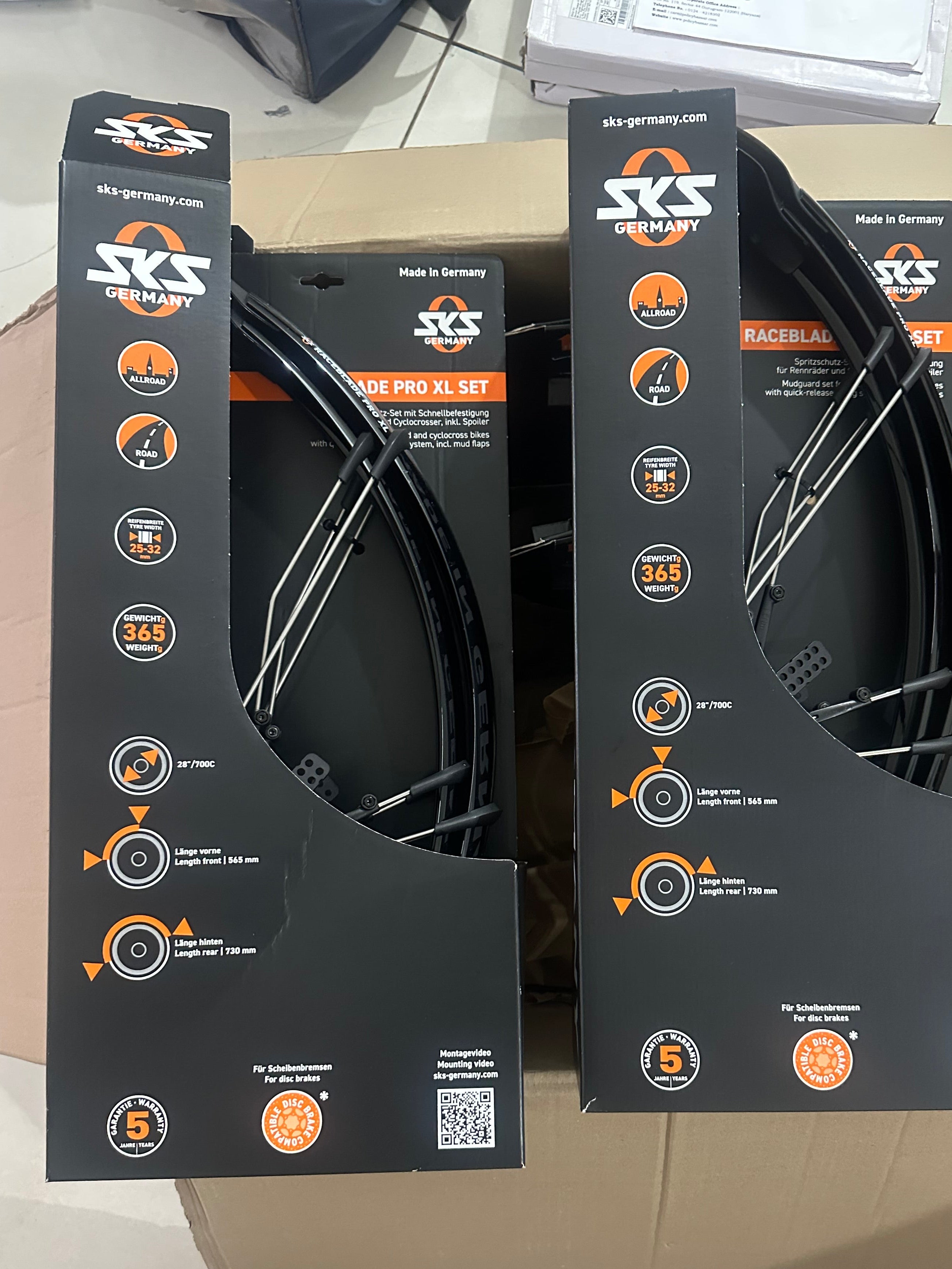 SKS Bluemels 35mm  Tire Width-20-28mm Best Mudguard (Black) | Cycling Gears Hub