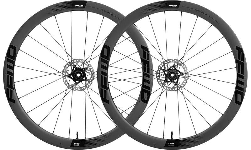 FFWD Tyro Carbon Tubeless Ready Disc Brake Wheelset 45mm - Shimano Color Grey| Cycling Gears Hub