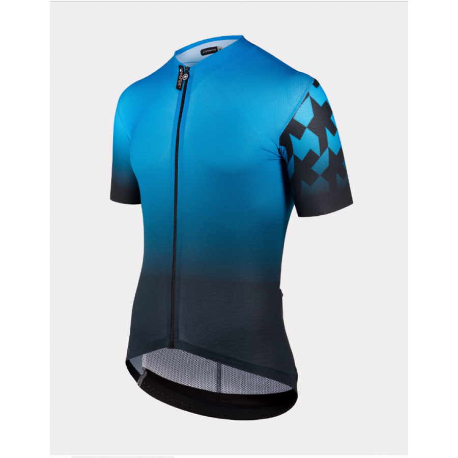 Assos Equipe RS S9 Targa Mens Cycling Jersey (Stone Blue) | Cycling Gears Hub