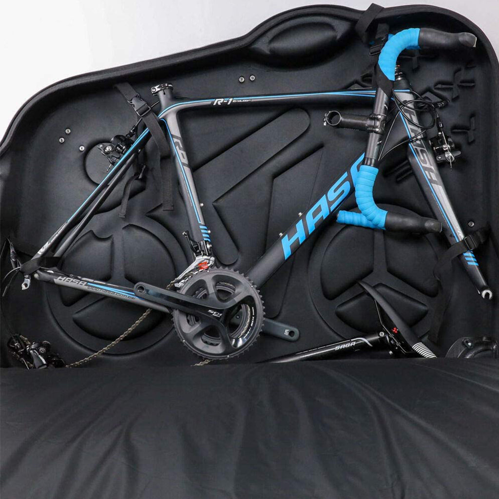 XXF E0901 EVA Bike Travel Case Black with wheels