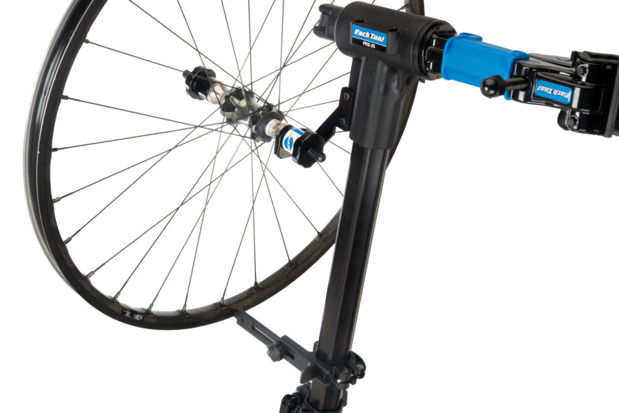 Park Tool TS-25 Repair Stand Mounted Wheel Truing Stand - Portable Bike Truing Tool