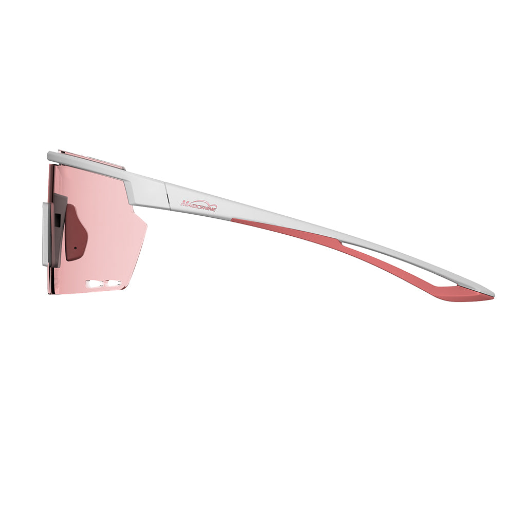 Magicshine Rouler Night Vision Sports Sunglasses White&Pink