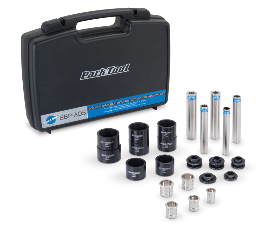 Park Tool BBP-AOS Bottom Bracket Bearing Extractor Add-On Set for Press Fit BBs
