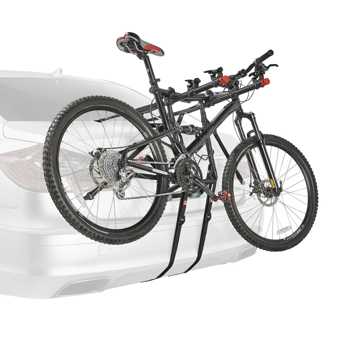 Allen Deluxe 3-Bike Carrier Rack – Narrow Mount, Black with Side Strips | Car Rear Bicycle Rack|CYCLING GEARS HUB