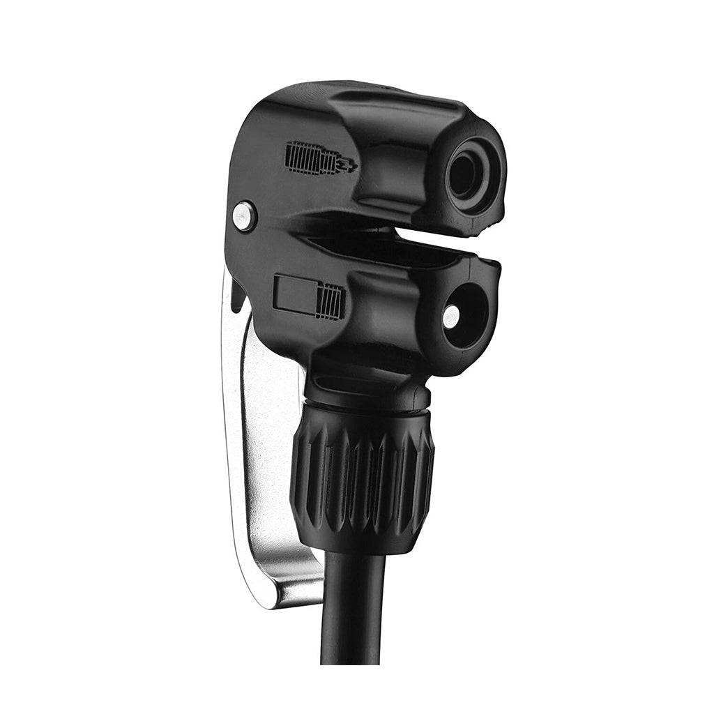 Lezyne Sport Drive 2.5 Dual Valve High Pressure Floor Pump Color Silver | Cycling Gears Hub