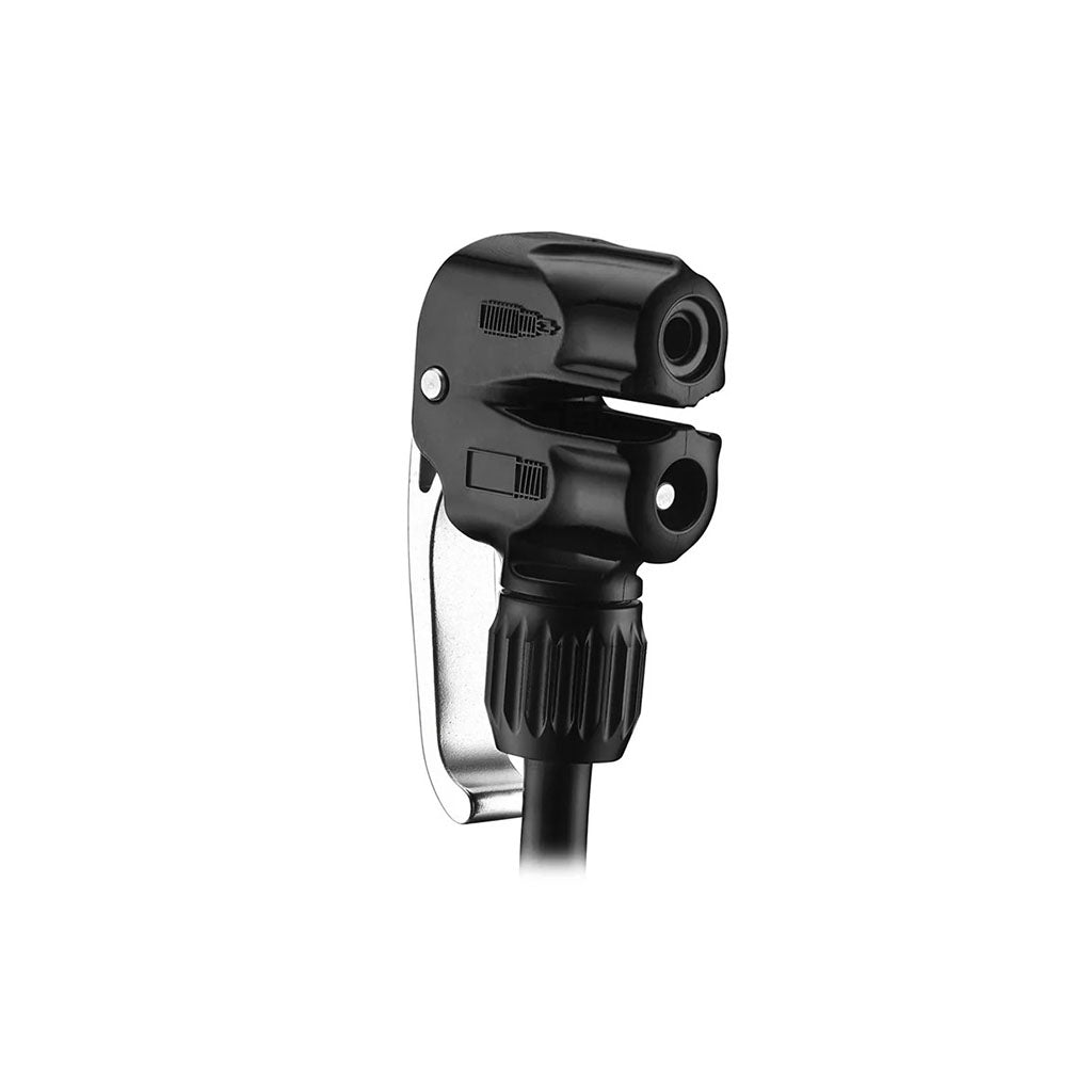 Lezyne Macro Drive High Pressure Dual Valve Floor Pump (Flat Grey)| Cycling Gears Hub