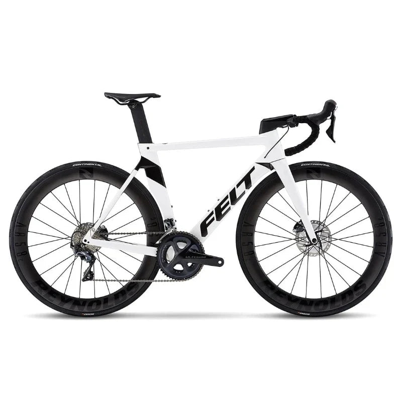 Felt AR Advanced Ultegra (White) – Aero Carbon Road Bike with Shimano Ultegra & Reynolds AR58 Wheels