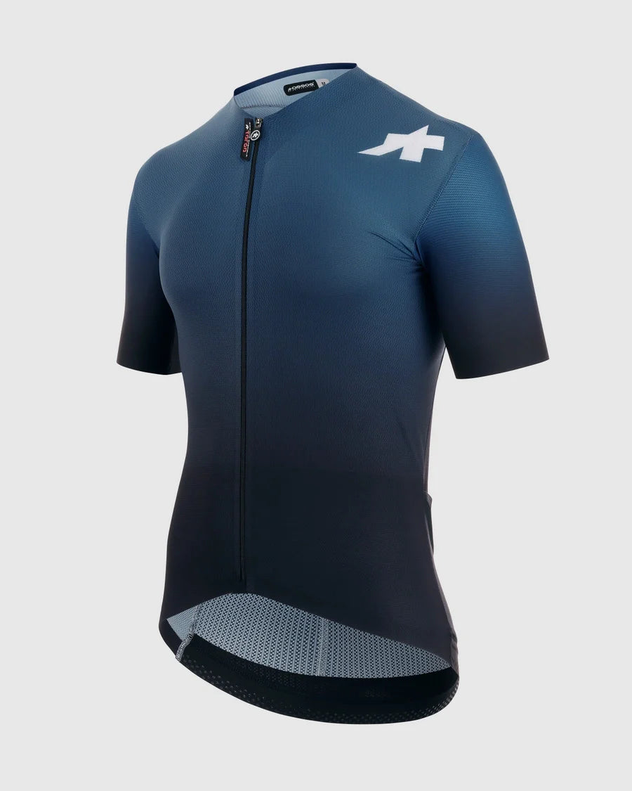 Assos Equipe RS S9 Targa Mens Cycling Jersey (Stone Blue) | Cycling Gears Hub