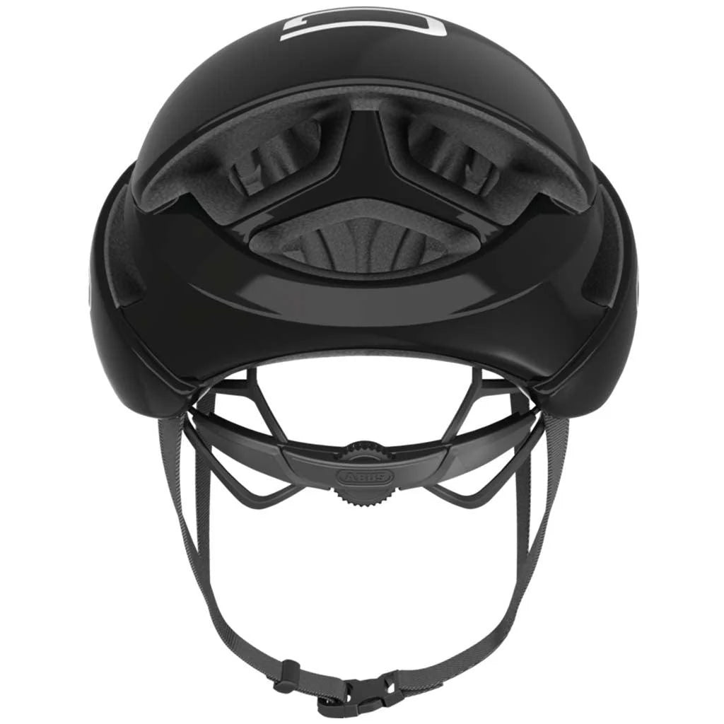 Abus Gamechanger Road Cycling Helmet With Shiny Black Color | Cycling Gears Hub