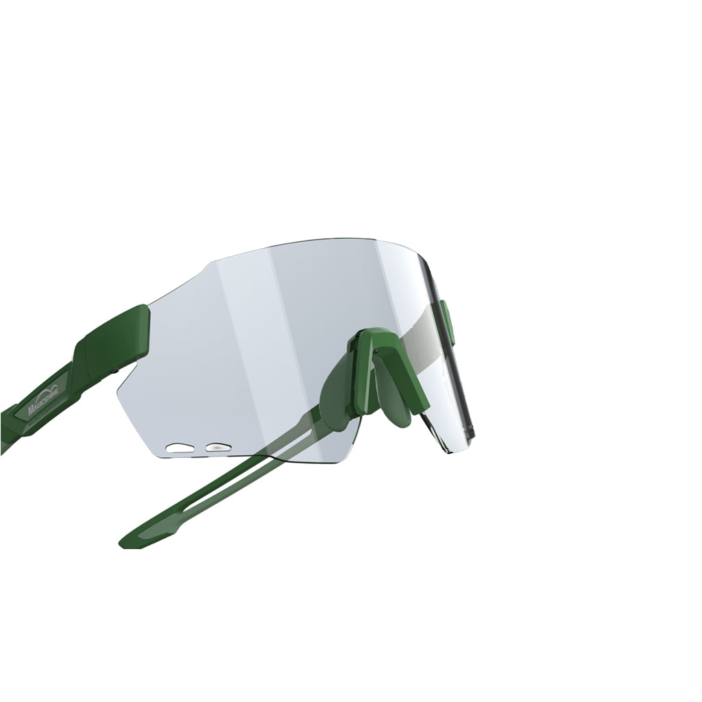 Magicshine Windbreaker Photochromic Sunglasses Forest Green Color