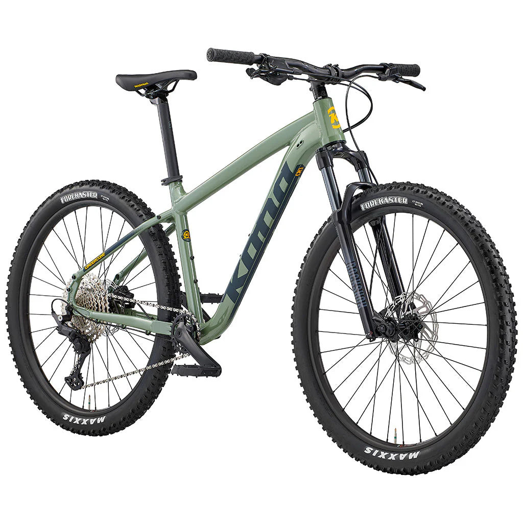 Kona Cinder Cone 27.5" Mountain Bike – Gloss Metallic Green