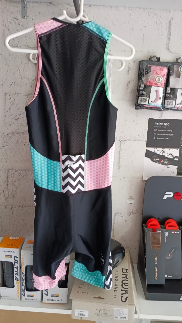 Zone3 Women's Activate Plus Trisuit Zebra Fly - Short Sleeve Race Suit | Cycling Gears Hub