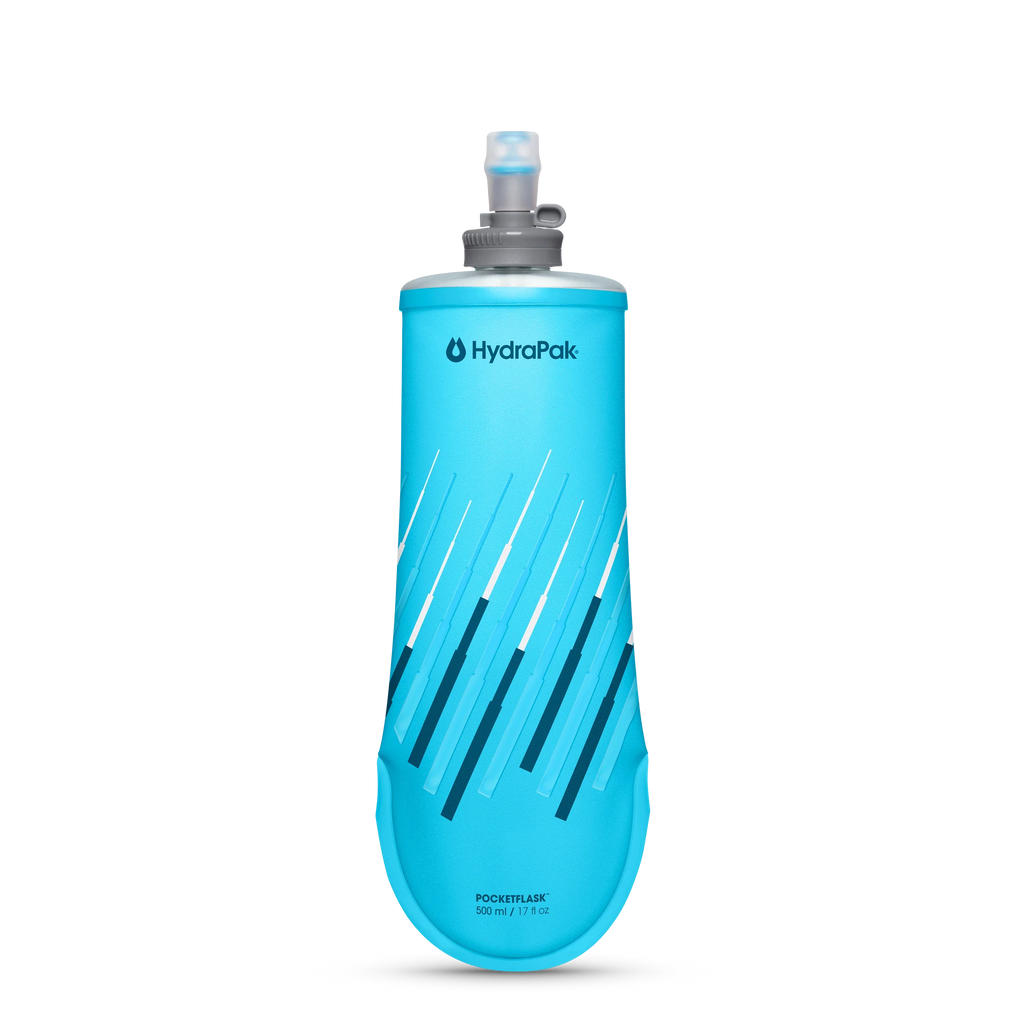 HydraPak PocketFlask™ 500ml | Color Malibu Blue | Cycling Gears Hub