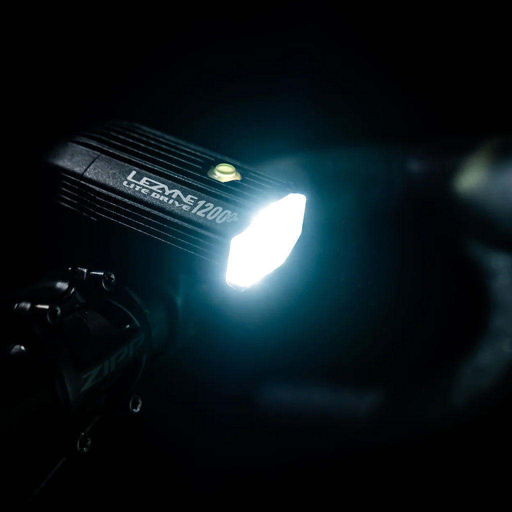 Lezyne Lite Drive 1200Lumrns Front Light Color-Black| Cycling Gears Hub