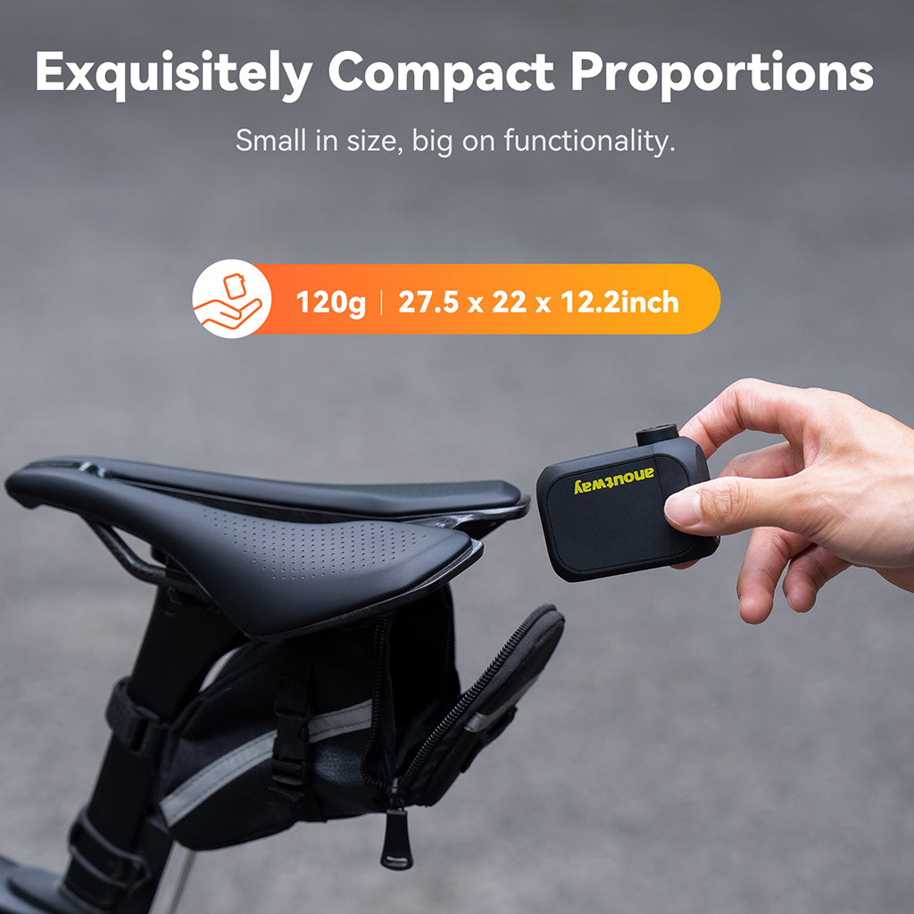 Anoutway AS210 Pro Mini Electronic Hand Pump (Black) | Cycling Gears Hub