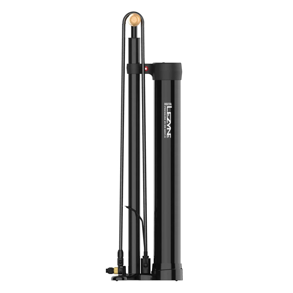 Lezyne Digital Overdrive High Pressure Floor Pump Color- Black| Cycling Gears Hub