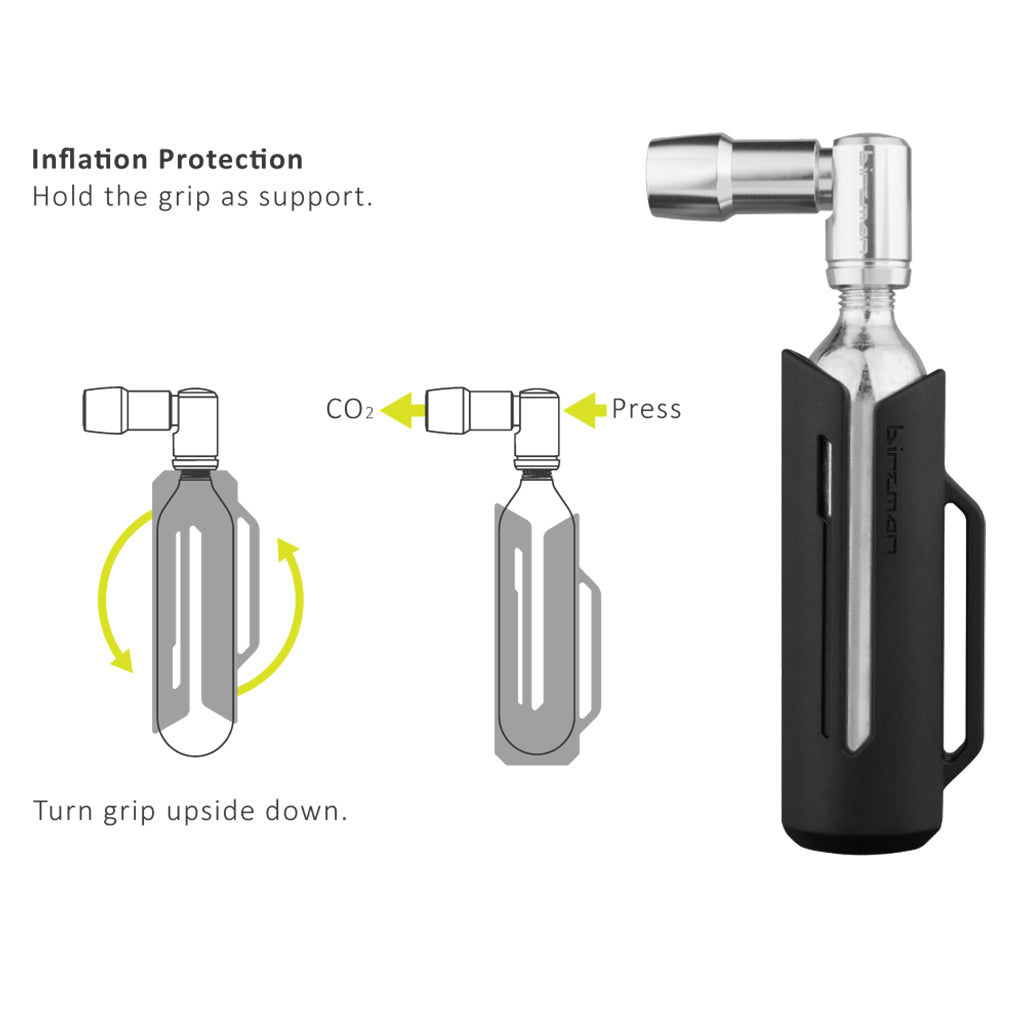 Birzman E-Grip Turn CO2 Inflator Set &Kit | Cycling Gears Hub