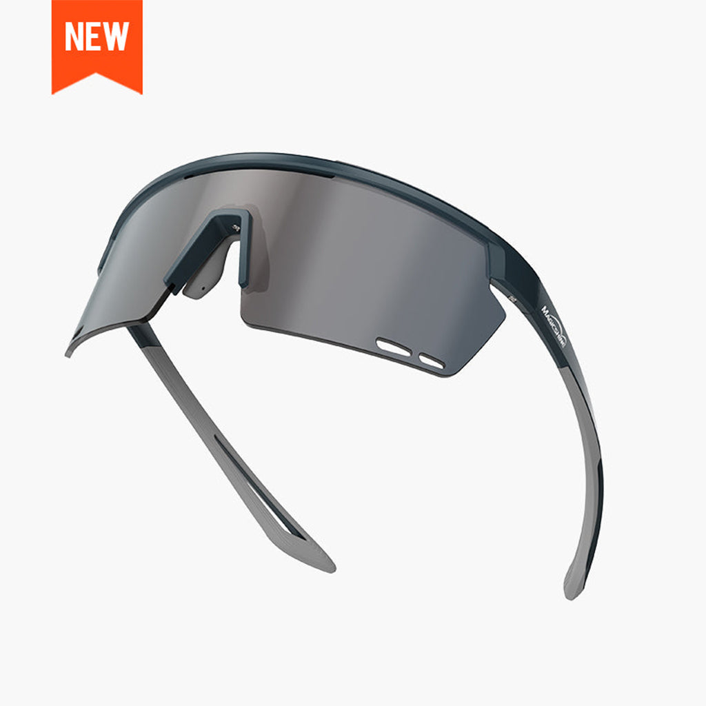 Magicshine Rouler Classic Sports Sunglasses blue&Grey Color