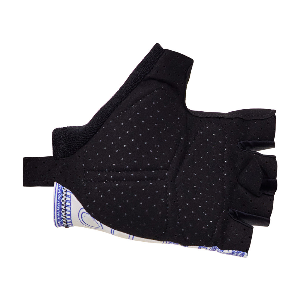 Santini TDF Arrivee Montmartre Gloves-Blue | Cycling Gears Hub