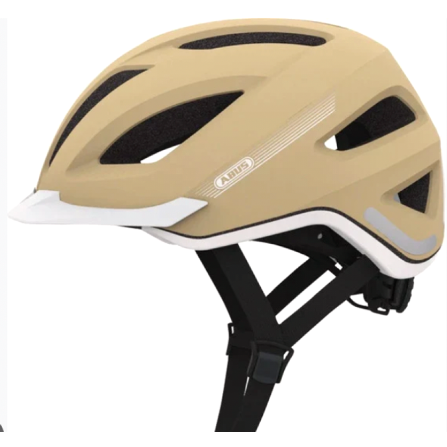 ABUS Pedelec Cycling Helmet – Marsala Red (Size M) | Urban & E-Bike Helmet