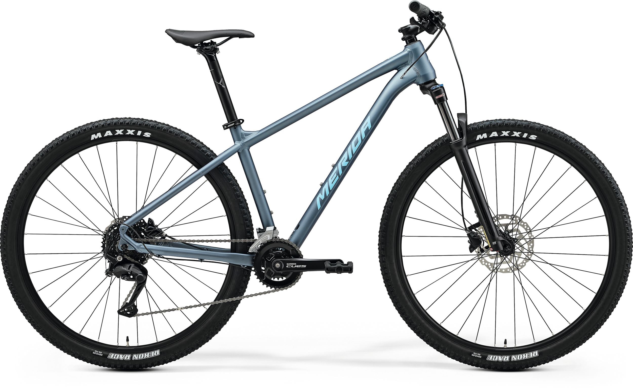 Merida Big Nine 100 IV1 (Matt Steel Blue/Blue) | Cycling Gears Hub