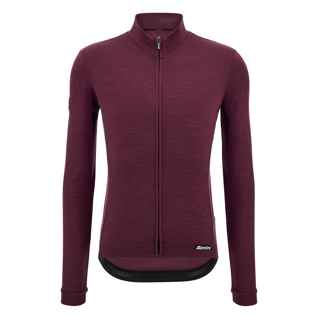 SANTINI IMPETUS LS JERSEY-BURGUNDY