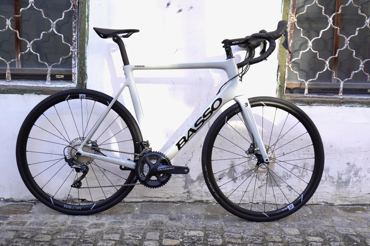Basso Venta Disc Frameset – Stone Gray | Handcrafted Italian Carbon