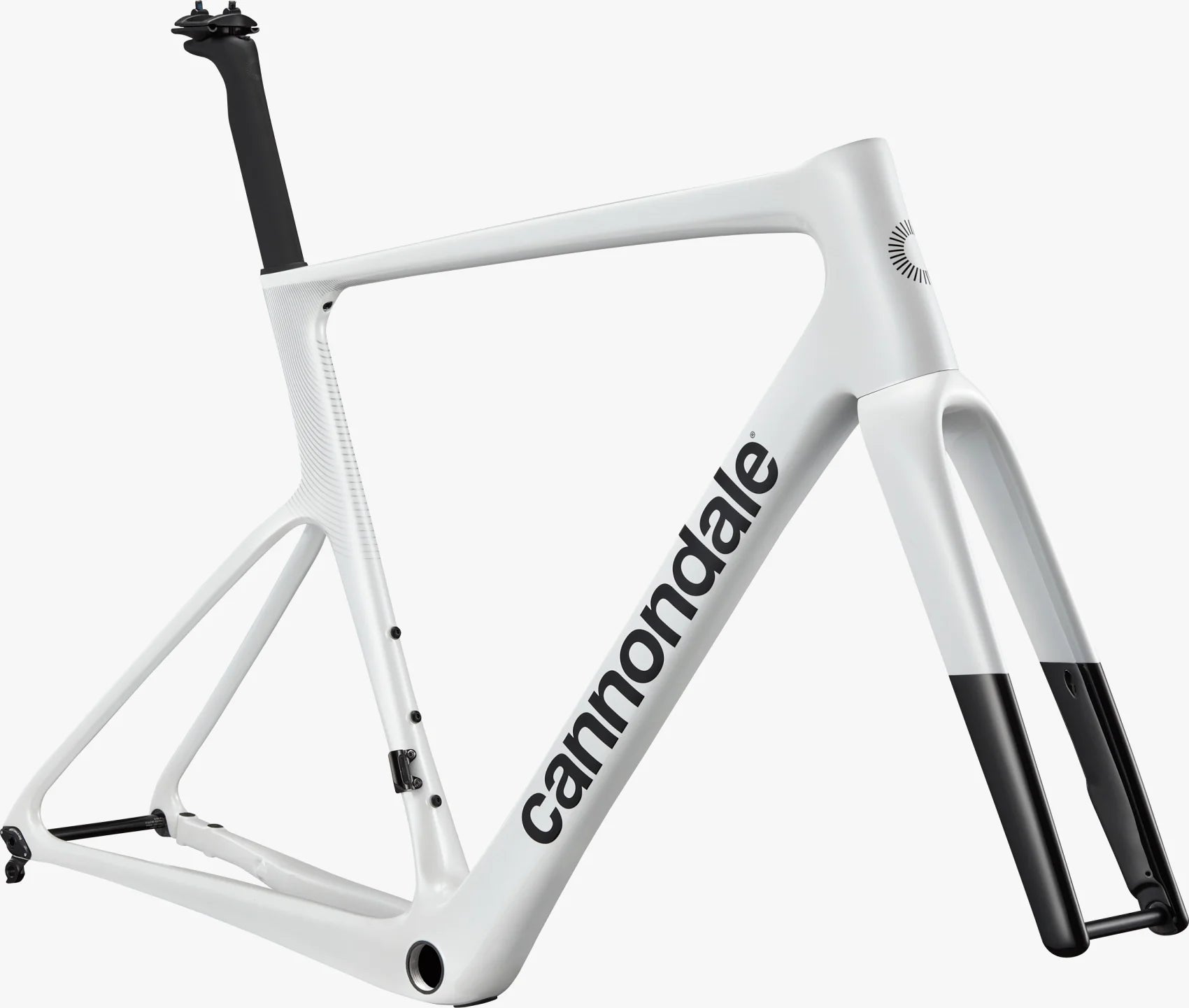 Cannondale SuperSix EVO Carbon Road Frameset (Silver) | Cycling Gears Hub