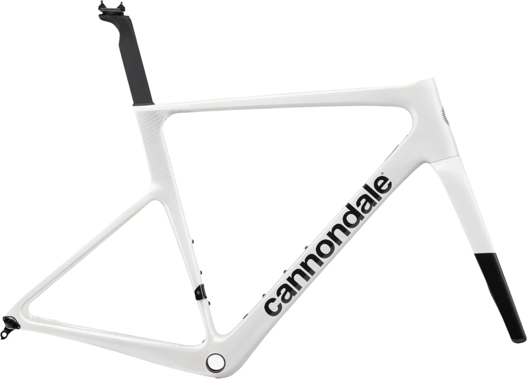Cannondale SuperSix EVO Carbon Road Frameset (Silver) | Cycling Gears Hub