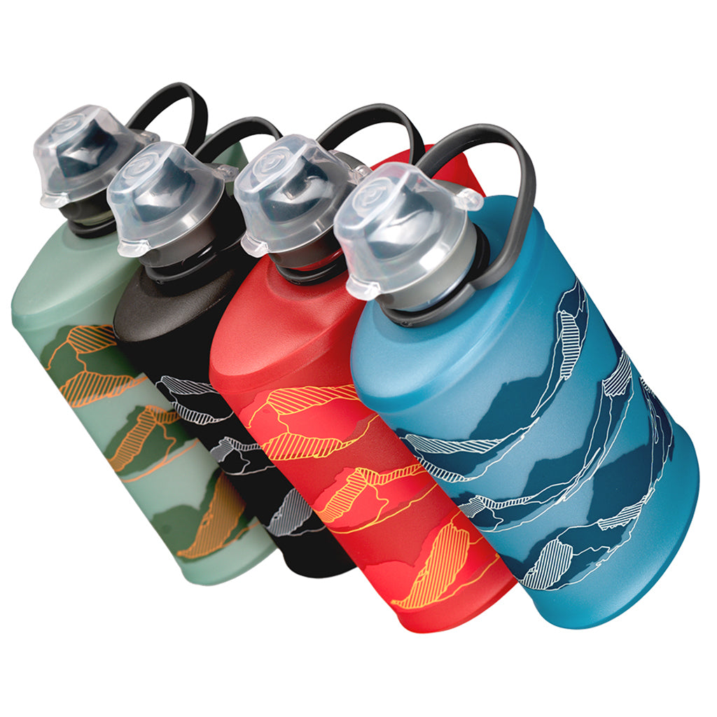 Hydrapak Stow Flexible Mountain Edition Bottle Color Tahoe Redwood| Cycling Gears Hub