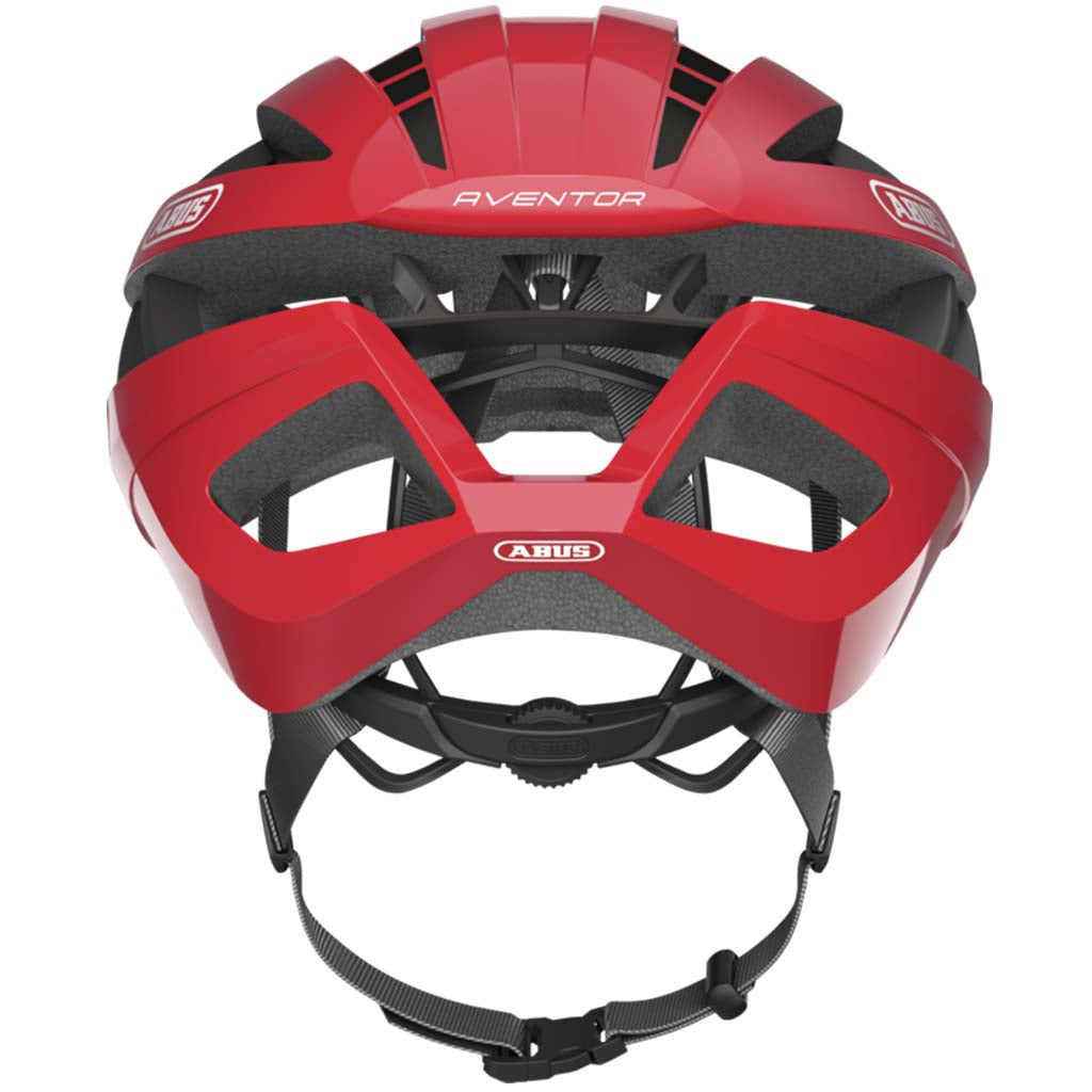 Abus Aventor Road Cycling Helmet Color -Racing Red|Cycling Gears Hub