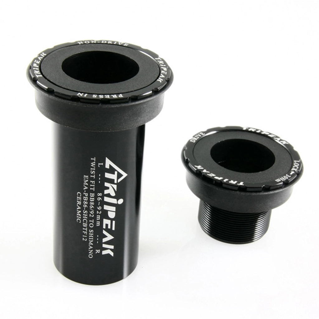 Tripeak BB86 PF Ceramic Twistfit Bottom Bracket - Shimano Black 86-92mm| Cycling Gears Hub