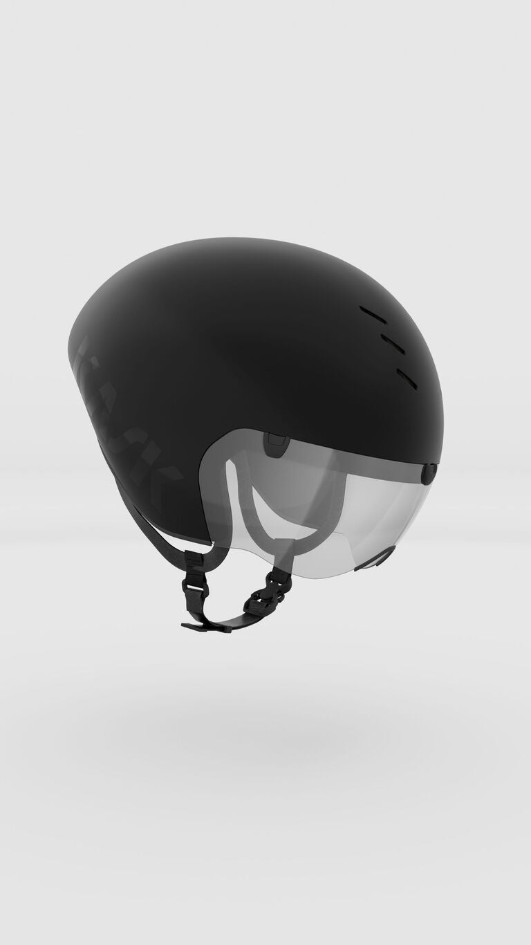 Kask Bambino Pro Matte Black Aero Road & Track Helmet – Magnetic Visor TT & Track Sprint Helmet | Cycling Gears Hub