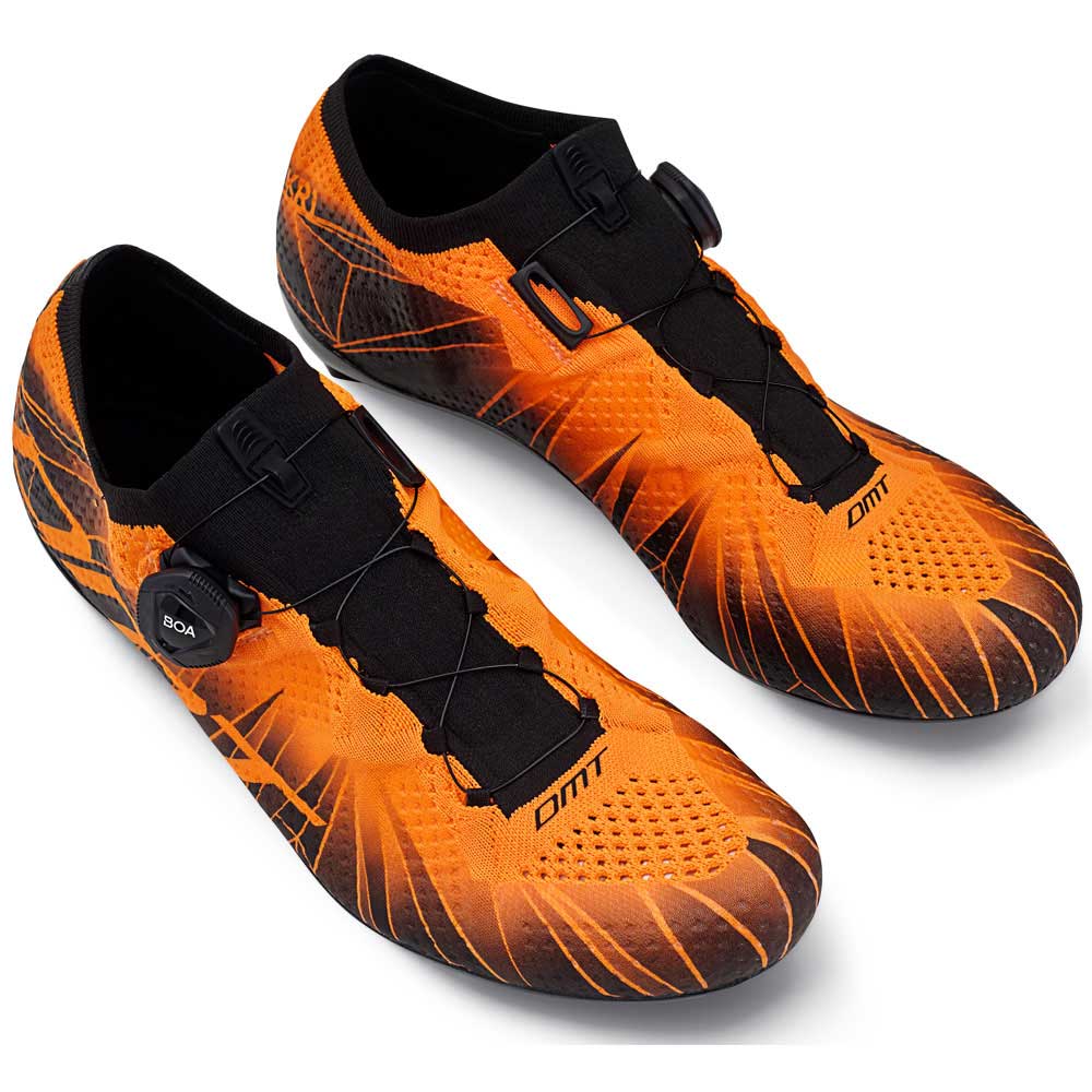 DMT KR1 Road Cycling Shoes Black&Orange Reflective| Cycling Gears Hub