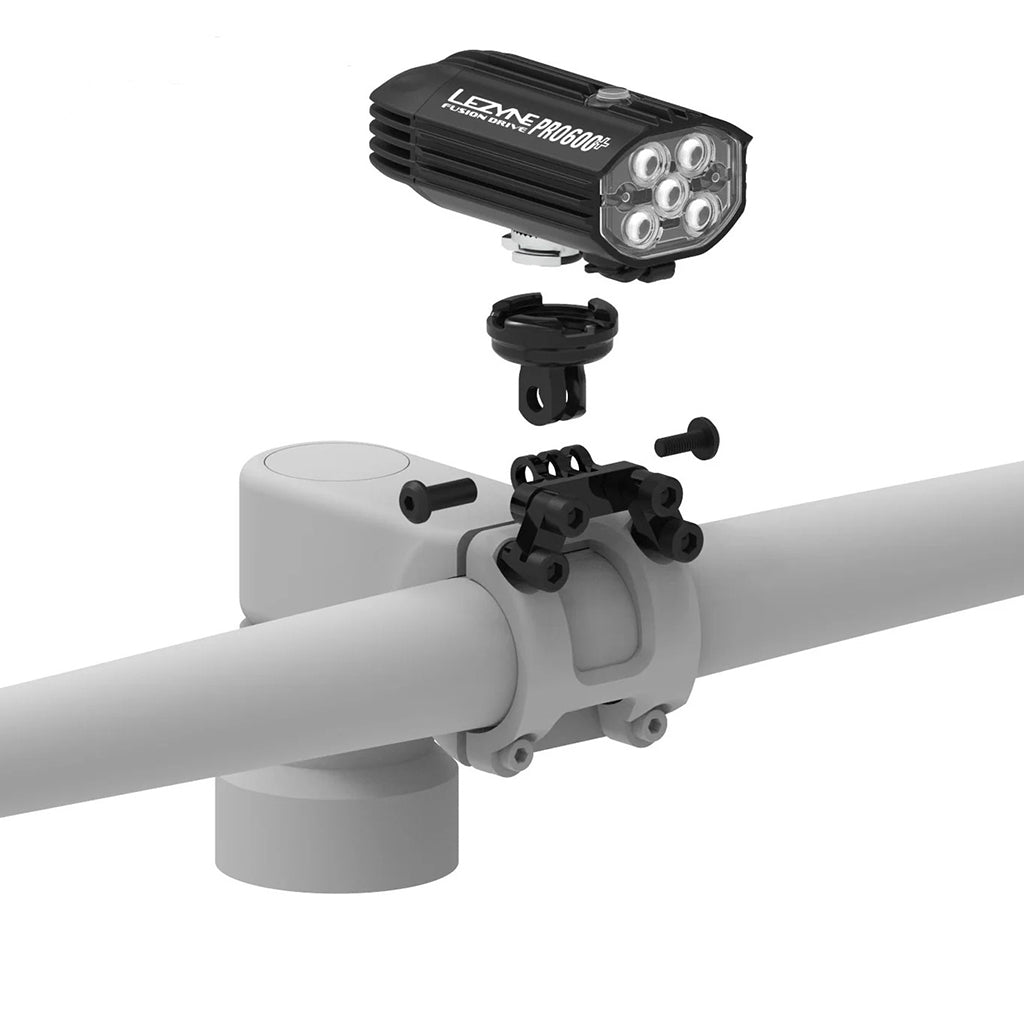 Lezyne Led GoPro Light Mount Color black| Cycling Gears Hub