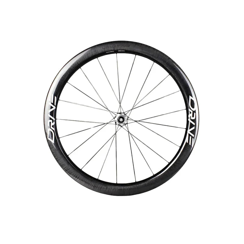 Elite Wheels Drive 50D Carbon Disc Wheelset for Shimano | Tubeless Ready Aero Road Wheels | Cycling Gears Hub