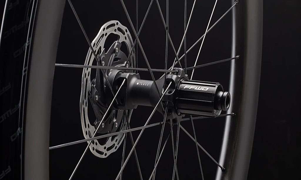 FFWD Ryot77 Carbon Tubeless Ready Disc Brake Wheel - Shimano Color -White Ratchet system | Cycling Gears Hub