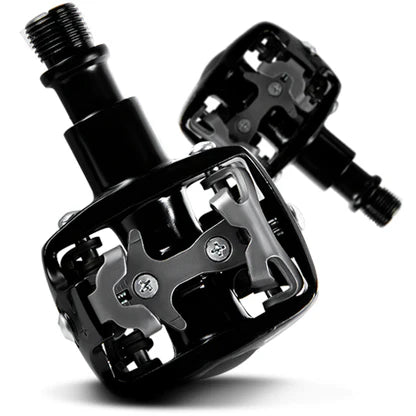 Wellgo M332 Clipless Pedals Color Black| Cycling Gears Hub