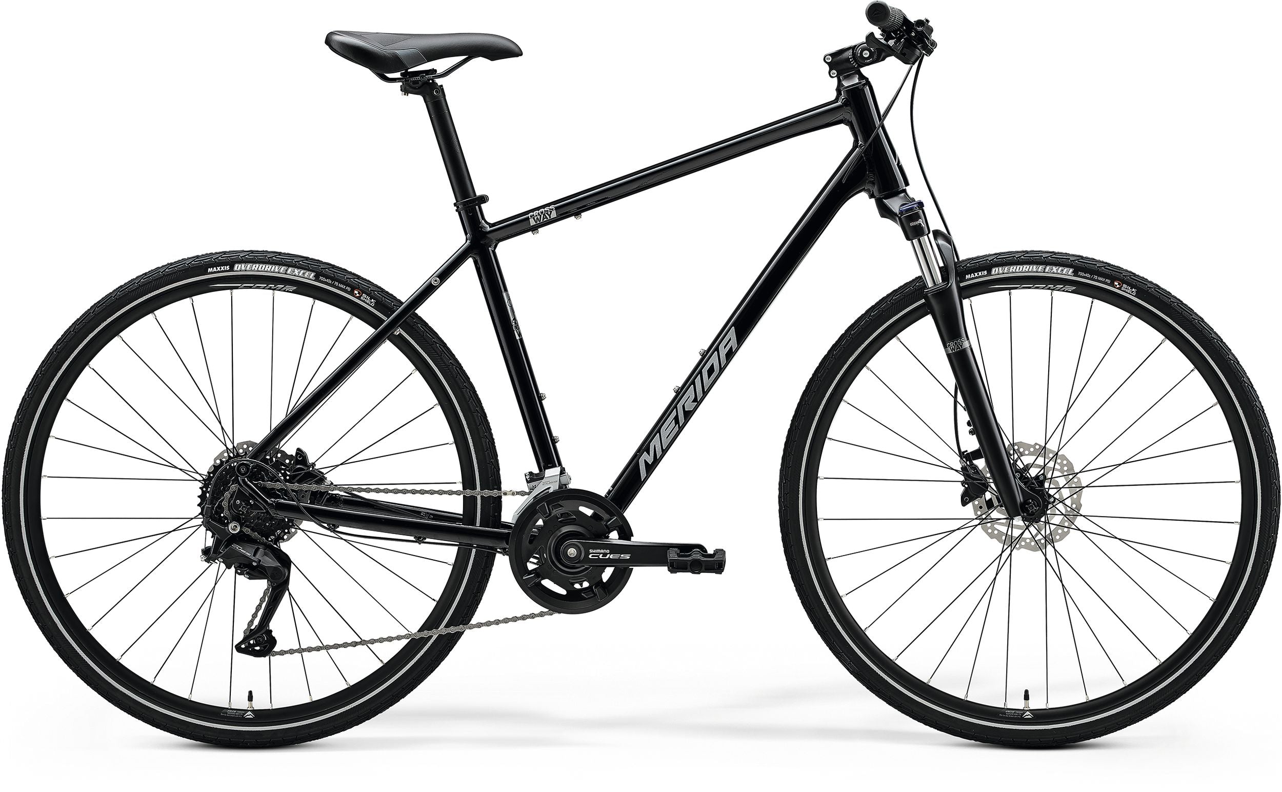 MERIDA CROSSWAY 100 Kit Frame – Glossy Black (Matt Silver)