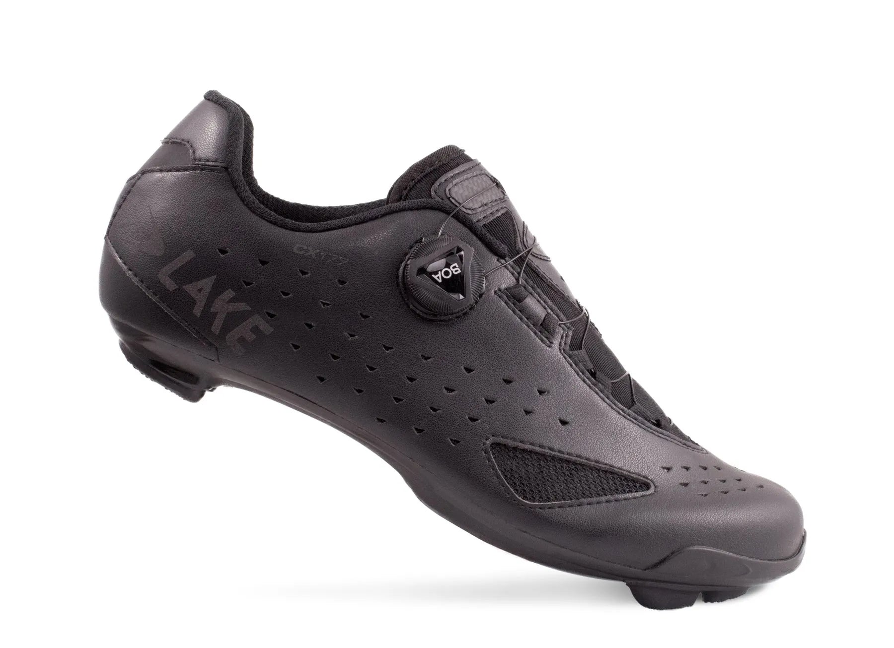 Lake CX177 Wide Road Cycling Shoes (Black) | Cycling Gears Hub