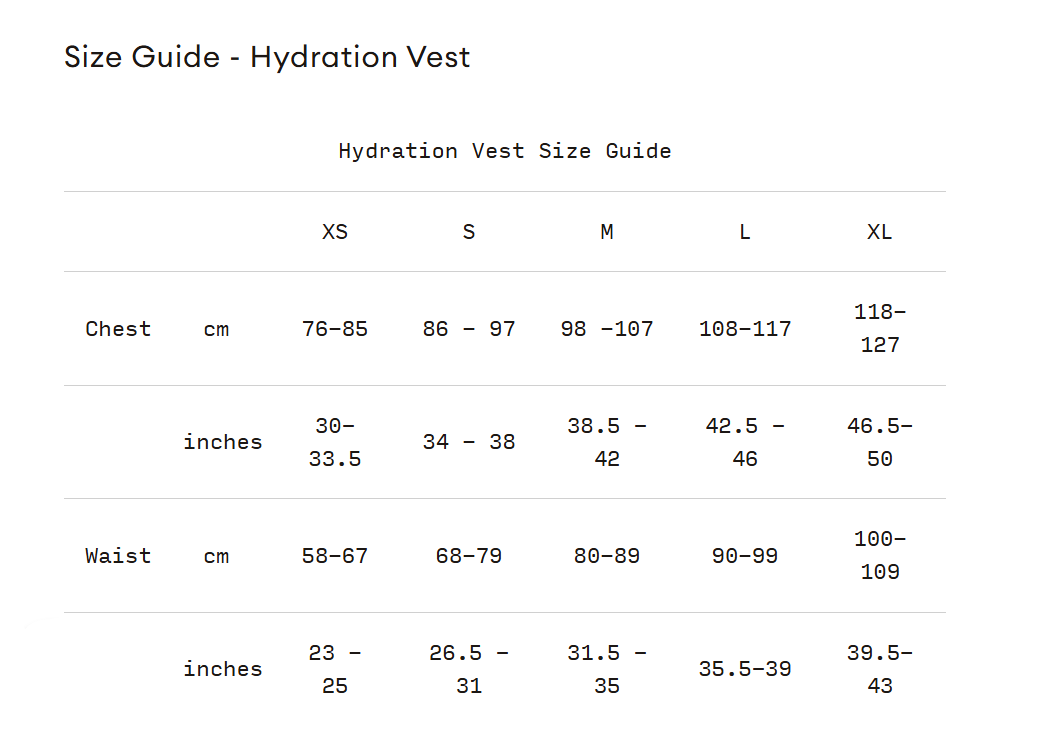 2XU Run Hydration Vest  (Black/Silver Reflective) | Cycling Gears Hub