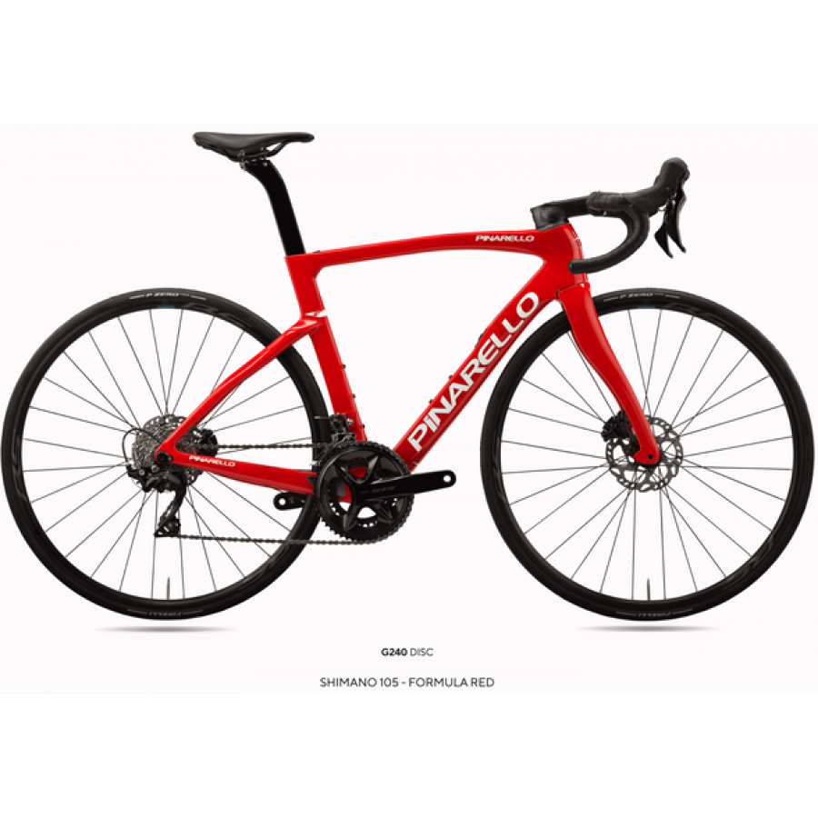 Pinarello F1 Disc –  Formula Red | Shimano 105 | Shimano RS171 700C | Cycling Gears Hub