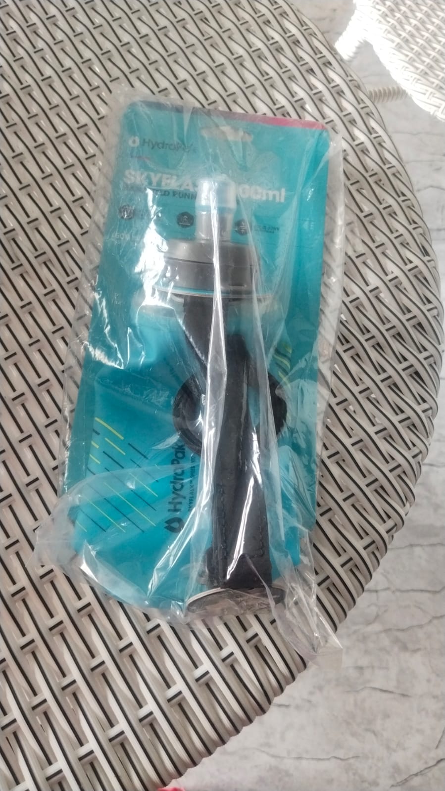 Hydrapak Softflask Foldable Bottle Color Malibu Blue 500 ml