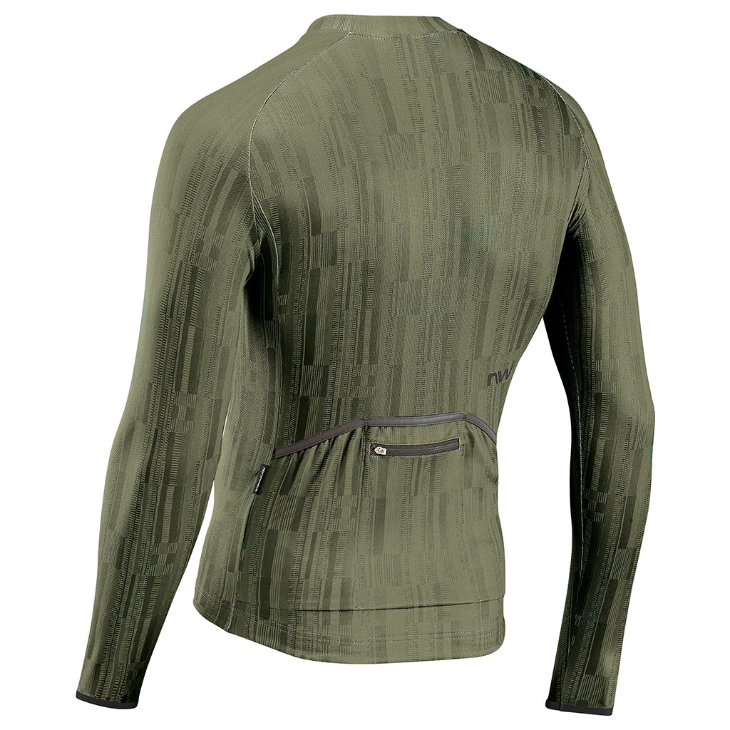 Northwave Blade 4 Long Sleeve Men's Cycling Jersey Color-Forest Green| Cycling Gears Hub