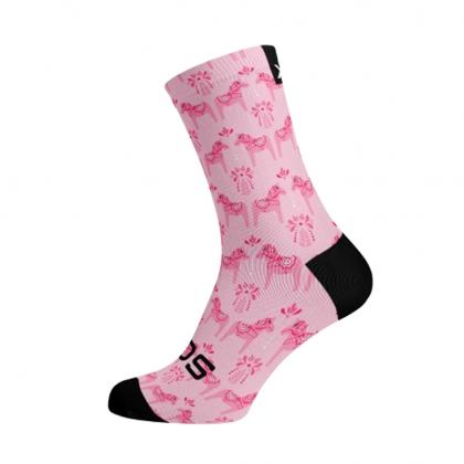 SOX DolaHorses Pink Crew Socks – Playful Everyday Crew | Breathable Comfort & Fun Design
