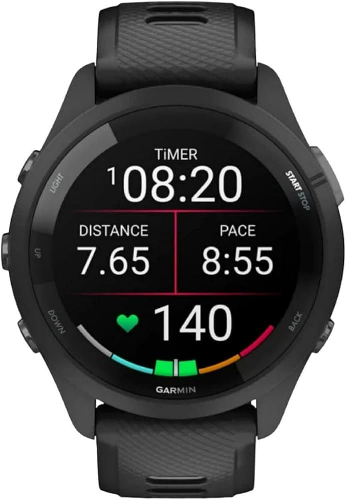 Garmin Forerunner 265 Running Smartwatch &Cycling with HRV & Training Insights |CYCLING GEARS HUB