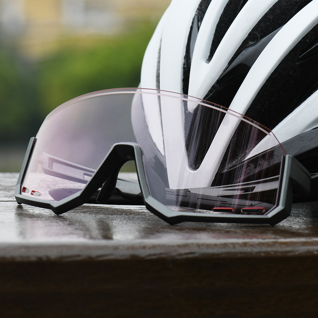 Magicshine Sprinter Classic Sport Sunglasses Night vision& Pink Black