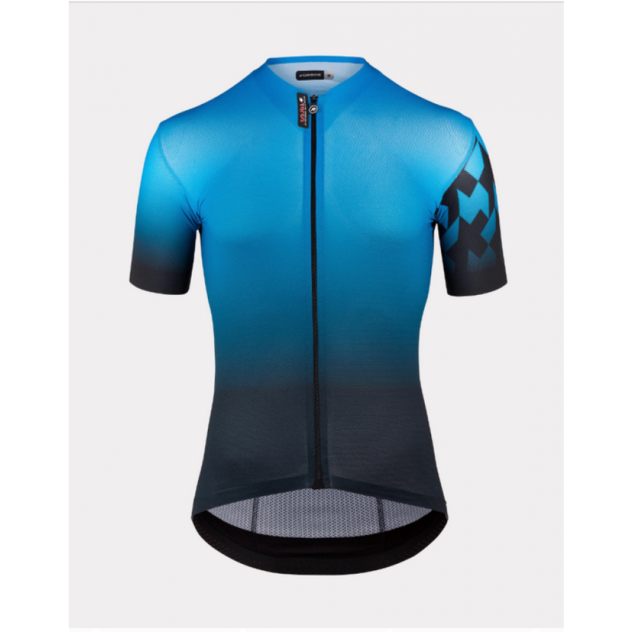 Assos Equipe RS S9 Targa Mens Cycling Jersey (Stone Blue) | Cycling Gears Hub