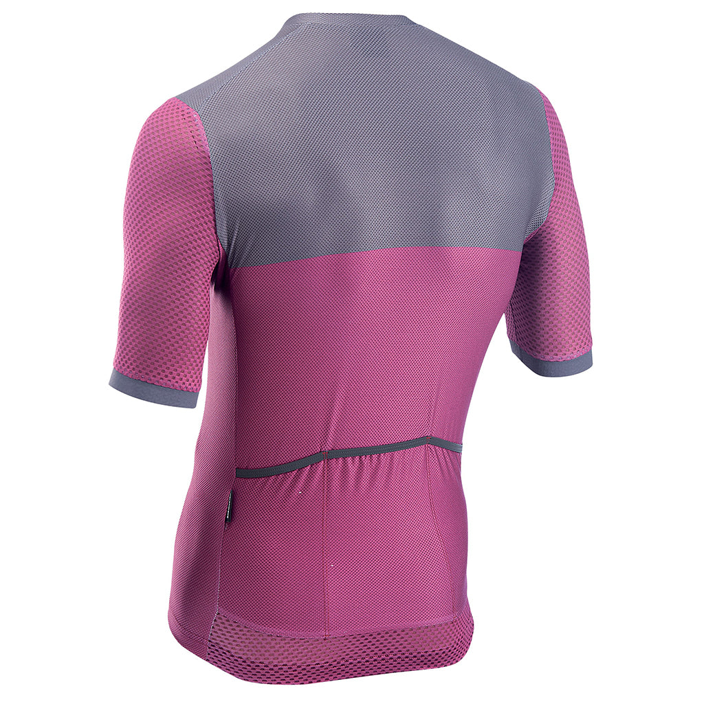 Northwave Storm Air Mens Cycling Jersey Color- Plum/Dark Grey) | Cycling Gears Hub