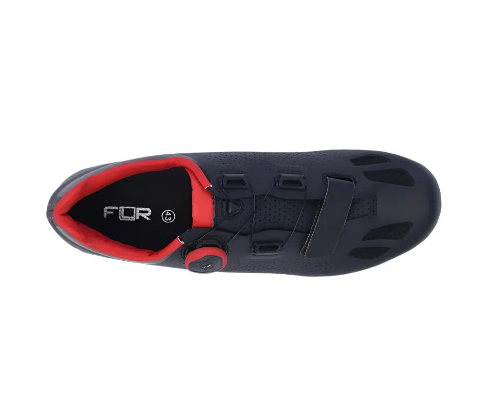 FLR F-11  Cycling Road Shoe (Black/Red) | Cycling Gears Hub